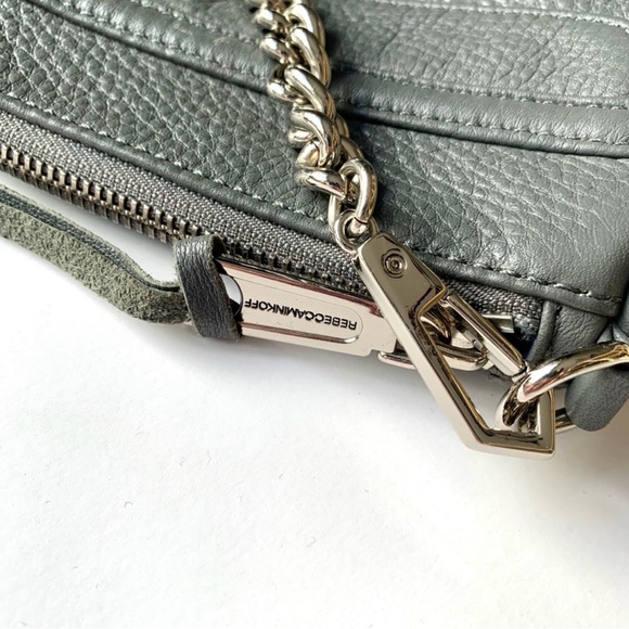 Rebecca Minkoff Gray Mini Mac Crossbody Bag - Picture 11 of 11